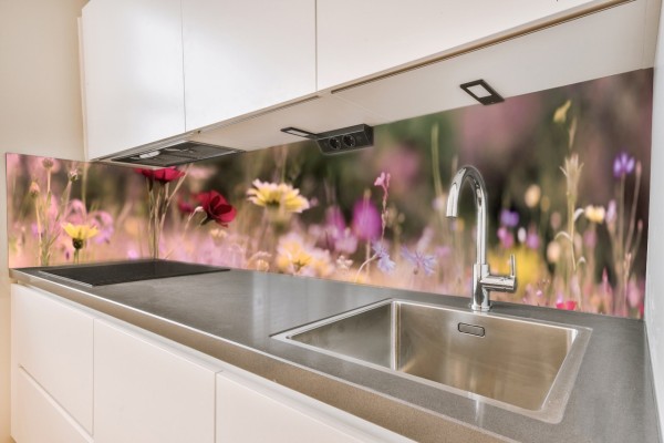 Küchenrückwand Blütenwiese Motiv 0149