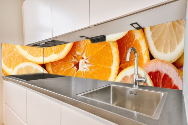 Küchenrückwand Orange Motiv 0023