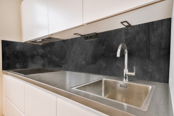Küchenrückwand Schiefer schwarz Motiv 0170