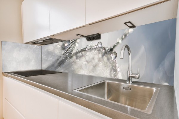 Küchenrückwand Tau Tropfen Wasser Motiv 0214