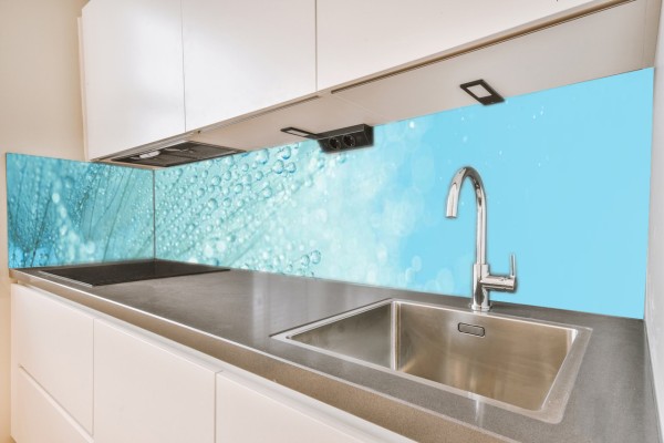 Küchenrückwand Tau Tropfen Wasser (3) Motiv 0216