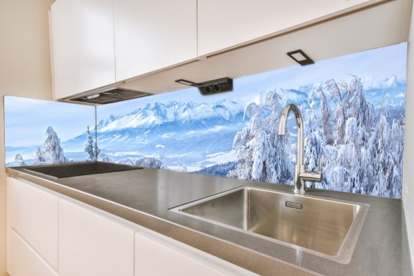 Küchenrückwand Schnee Motiv 0028
