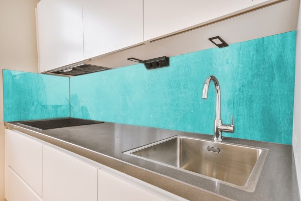 Küchenrückwand blau-grün (5) Motiv 0349