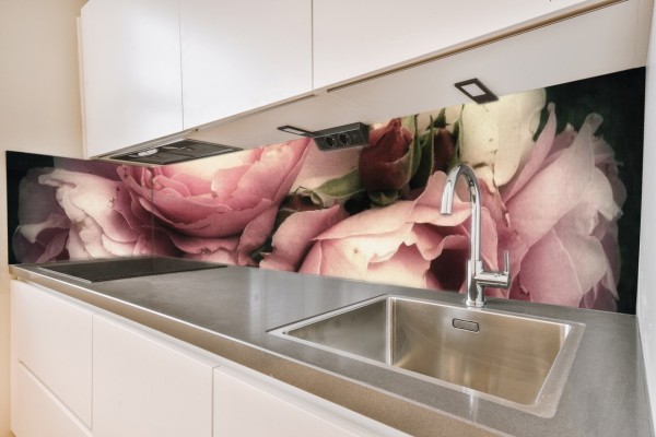 Küchenrückwand Rosen Motiv 0147