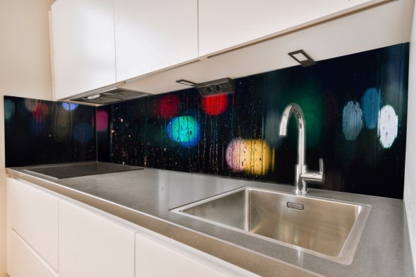 Küchenrückwand Regen-lichter (2) Motiv 0061
