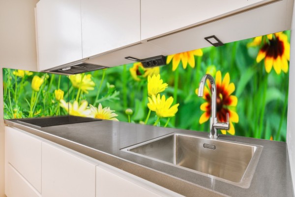 Küchenrückwand Blumenwiese Motiv 0046