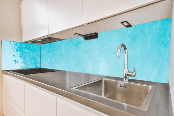 Küchenrückwand Beton-blau Motiv 0020