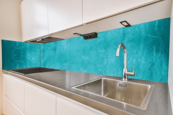 Küchenrückwand blau-grün 7 Motiv 0351