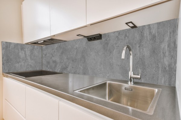Küchenrückwand Spachtel beton grau Motiv 0165