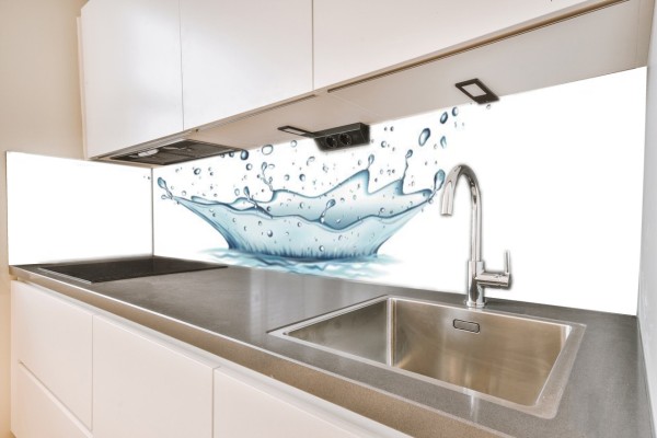 Küchenrückwand Wasser Tropfen Motiv 0209