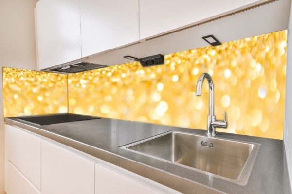 Küchenrückwand Gold Motiv 0014