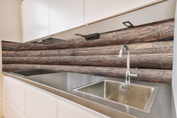 Küchenrückwand Holz Balken Motiv 0255