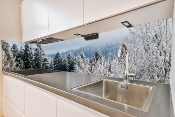 Küchenrückwand Schnee Motiv 0045
