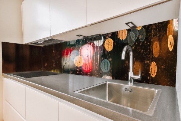 Küchenrückwand Regen-Lichter Motiv 0060