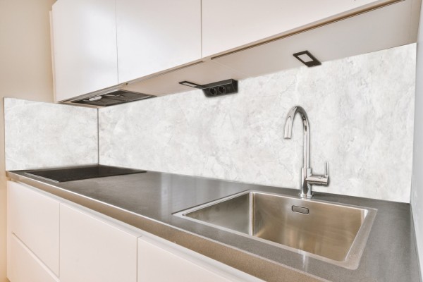 Küchenrückwand Marmor weiß-grau Motiv 0246